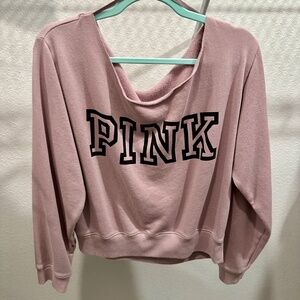 PINK Victoria’s Secret Off-the-Shoulder Sweater